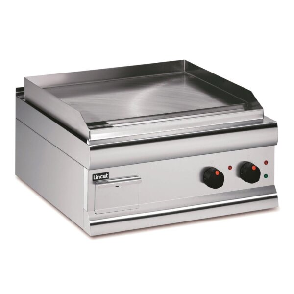 Lincat Silverlink 600 Machined Steel Electric Griddle Dual Zone 600mm Wide GS6/T/E